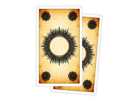 Tarot de los Juegos de la Corte - Reverso de las Cartas