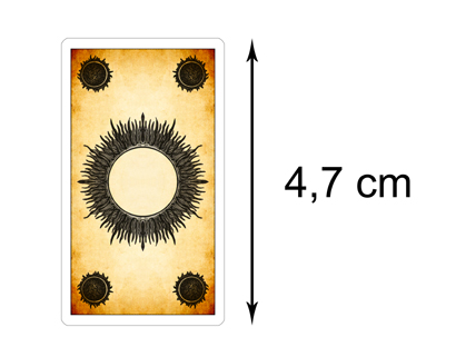 Tarot de los Juegos de la Corte - Reverso de las Cartas Versión Mini