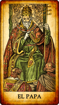 Carta del Tarot “El Papa”