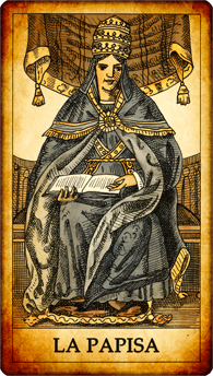 Carta del Tarot “La Papisa”