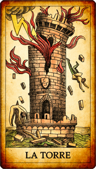 Carta del Tarot “La Torre”