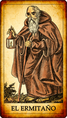 Carta del Tarot “El Ermitaño”