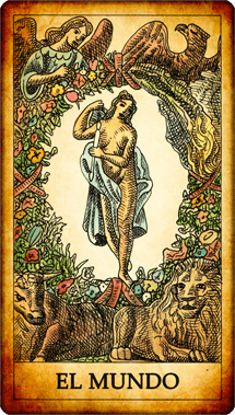 Carta del Tarot “El Mundo”