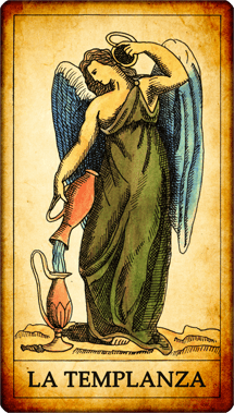 Carta del Tarot “La Templanza”