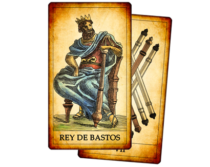 Cartas de Bastos del Tarot