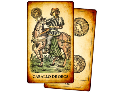 Cartas de Oros del Tarot